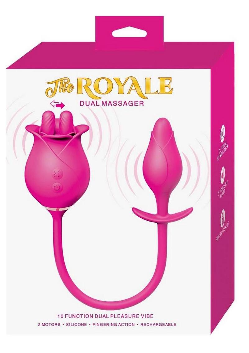 The Royale Dual Massager Silicone Rechargeable Vibrator