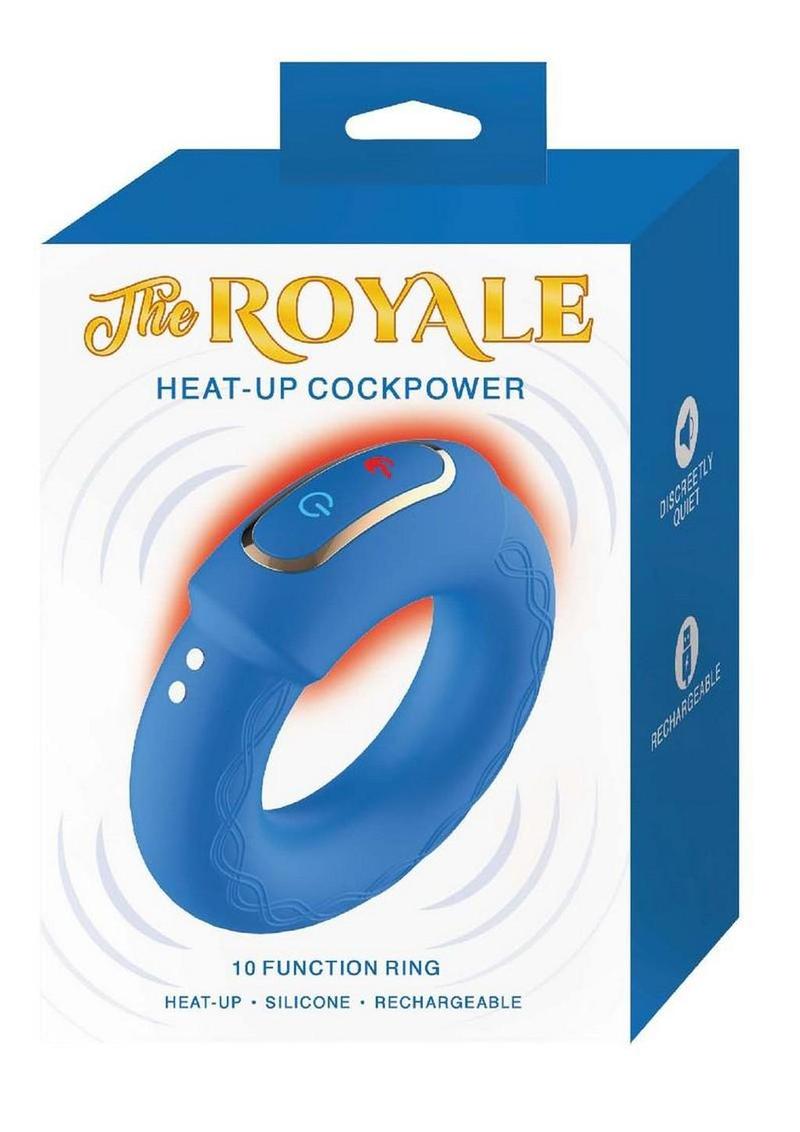 The Royale Heat-Up Cockpower Silicone Rechargeable Cock Ring