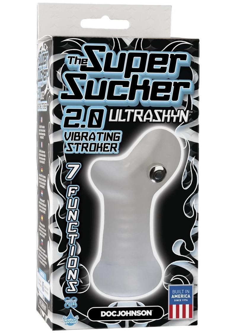 The Super Sucker 2.0 Ultraskyn Vibrating Masturbator with Bullet
