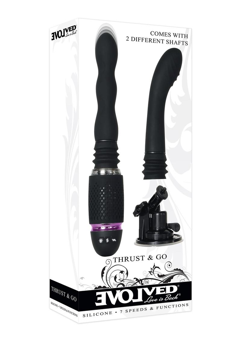 Thrust and Go Silicone Rechargeable Mini Vibrator