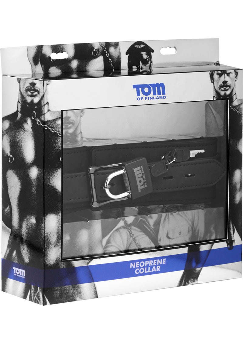 Tom Of Finland Neoprene Collar with Lock