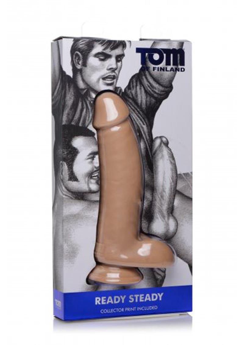 Tom Of Finland Ready Steady Realistic 10.25in Dildo