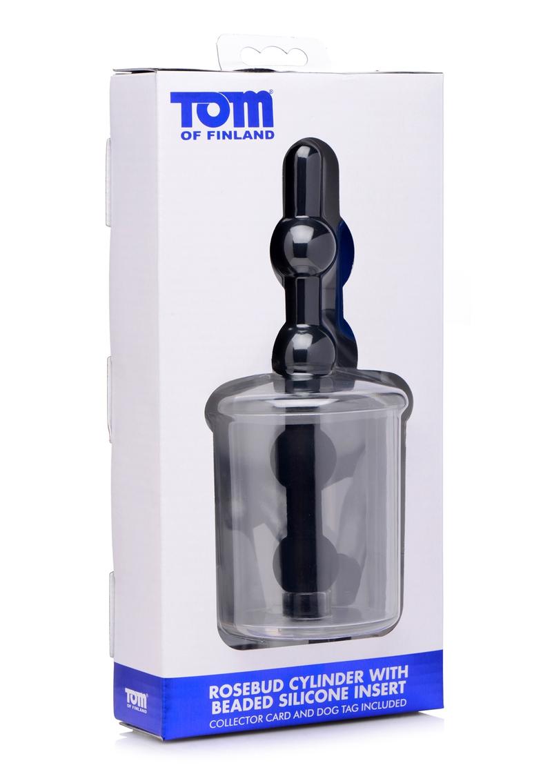 Tom Of Finland Rose Bud Cylinder W/ Beaded Silicone Insert