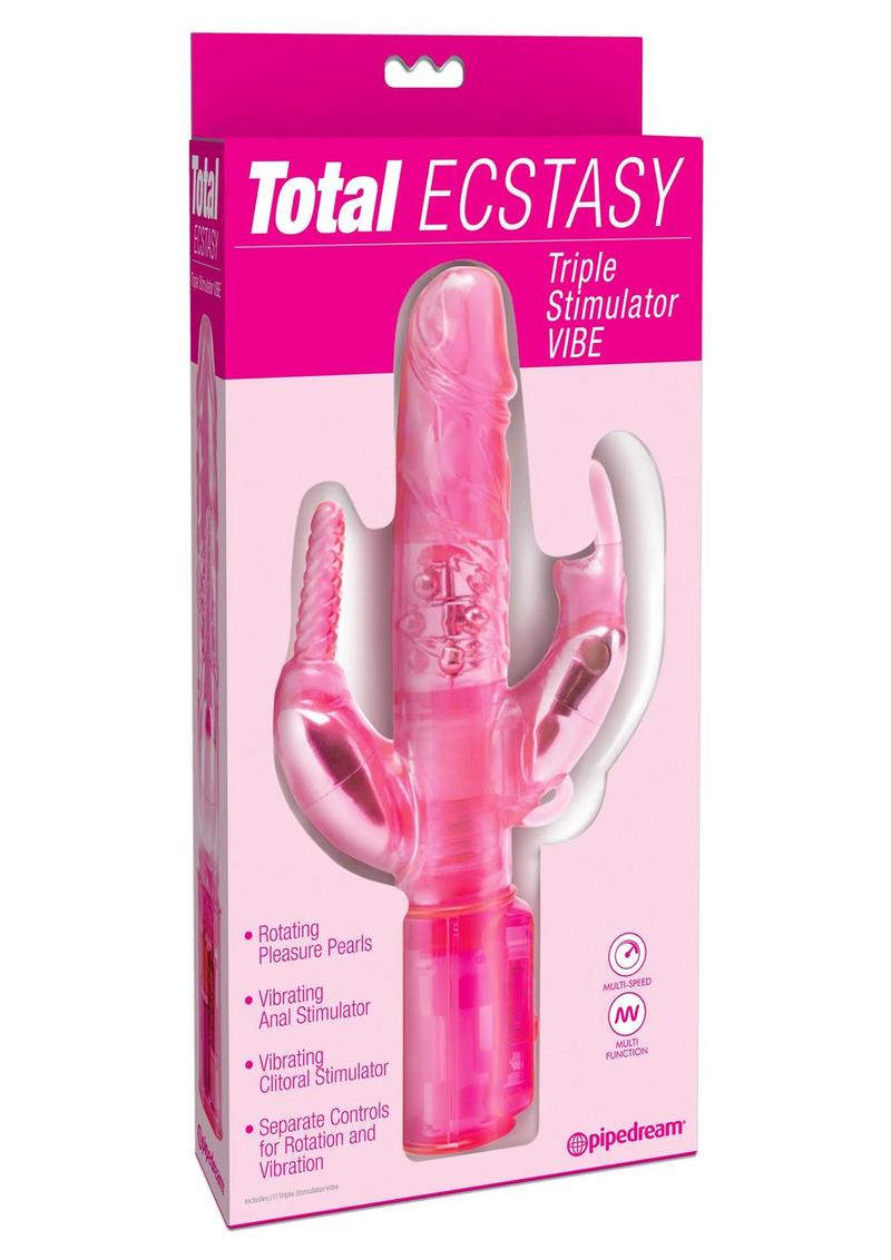 Total Ecstasy Triple Stimulator Rabbit Vibrator