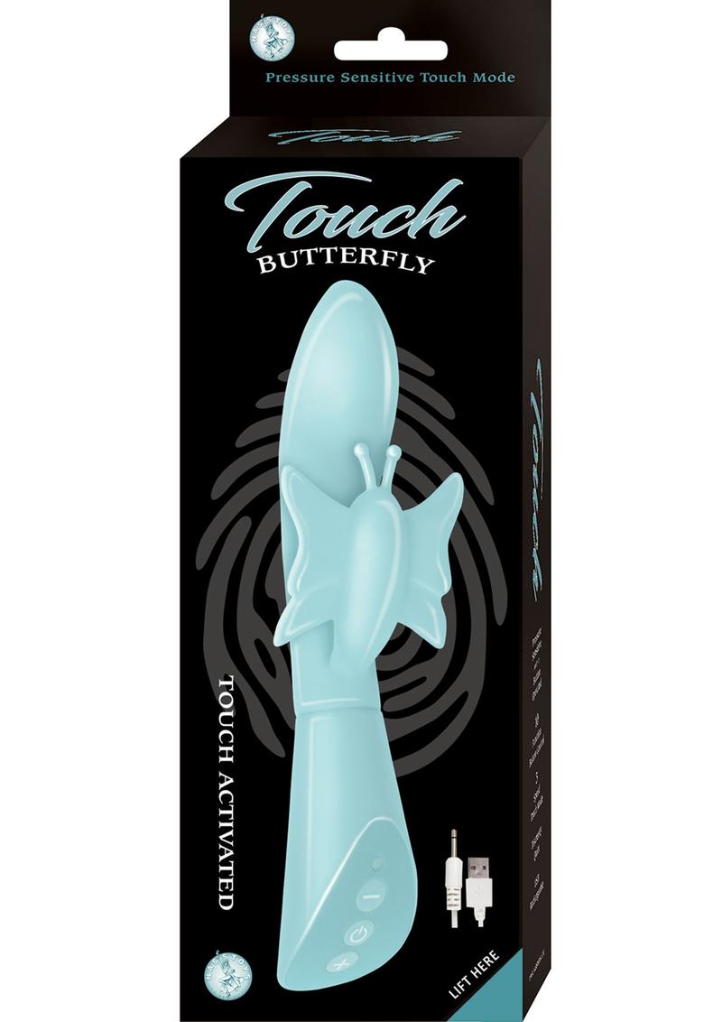 Touch Butterfly Silicone Rechargeable Rabbit Vibrator