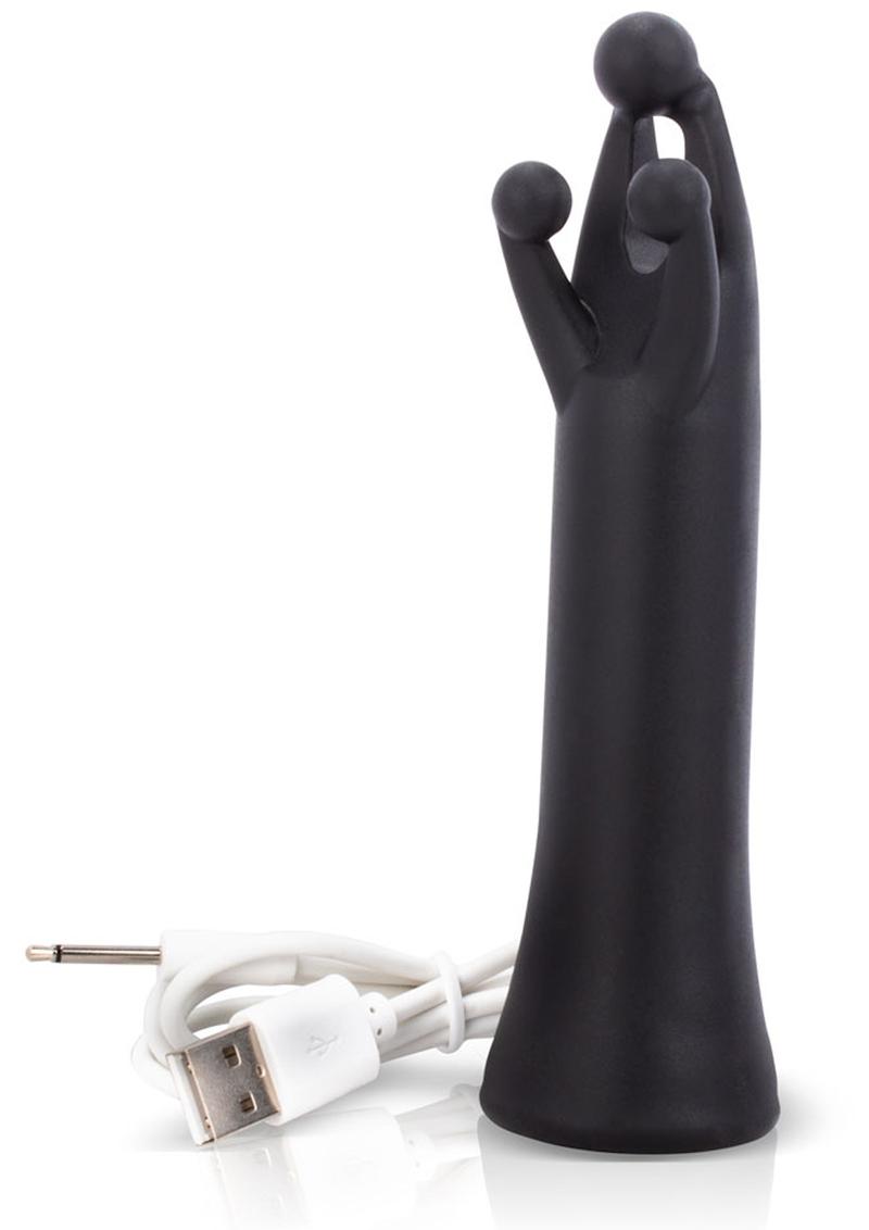 Tri It Silicone USB Rechargeable Clitoral Stimulation Vibrator Waterproof