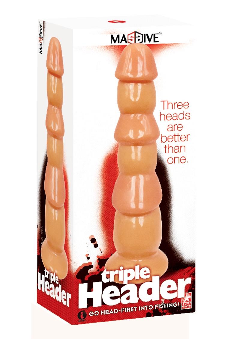 Triple Header, 3 Dick Head Dildo