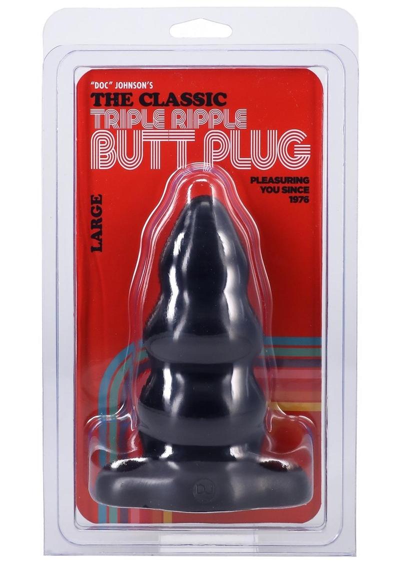 Triple Ripple Butt Plug