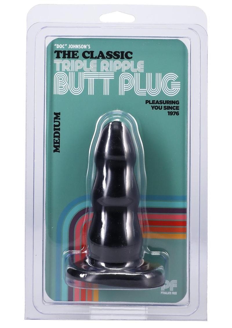 Triple Ripple Butt Plug