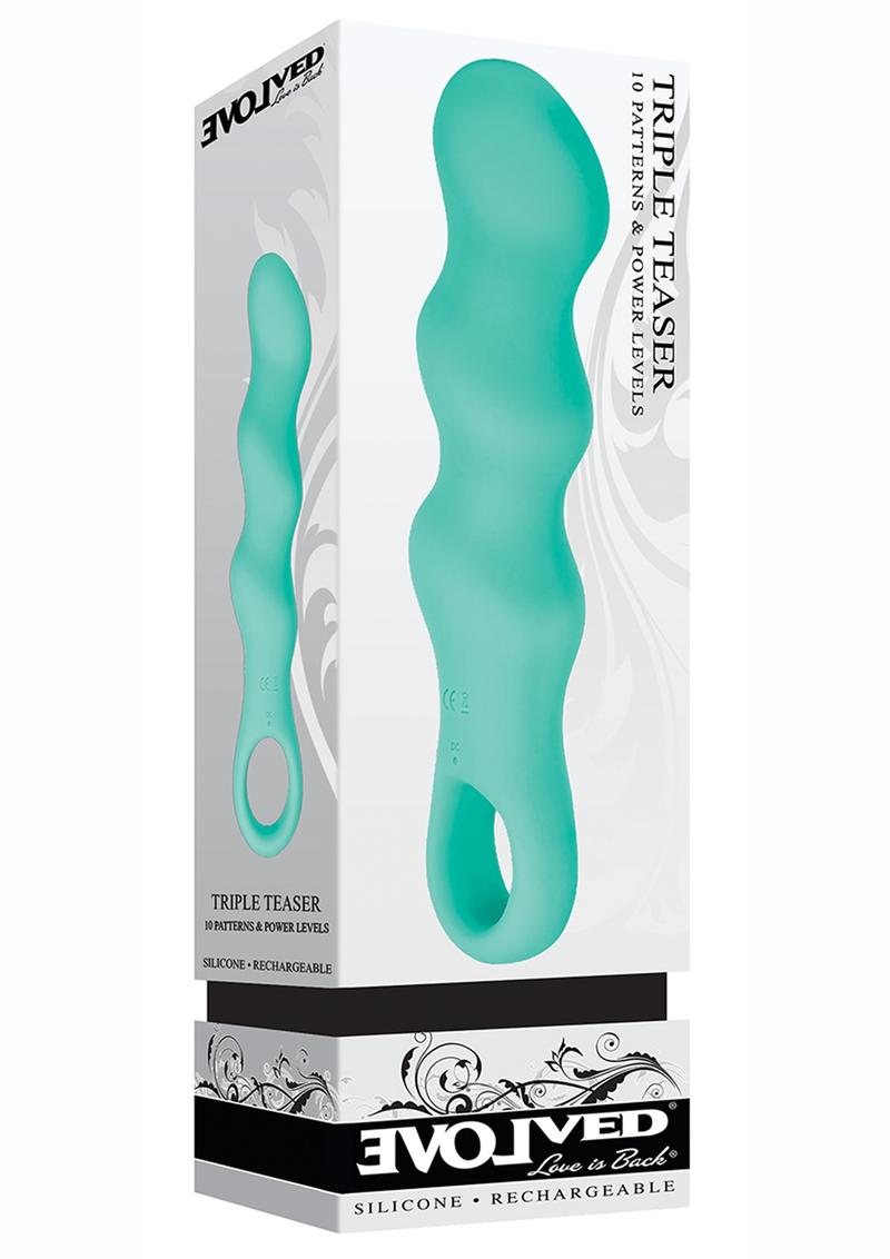 Triple Teaser Silicone Rechargeable Triple Motor Vibrator