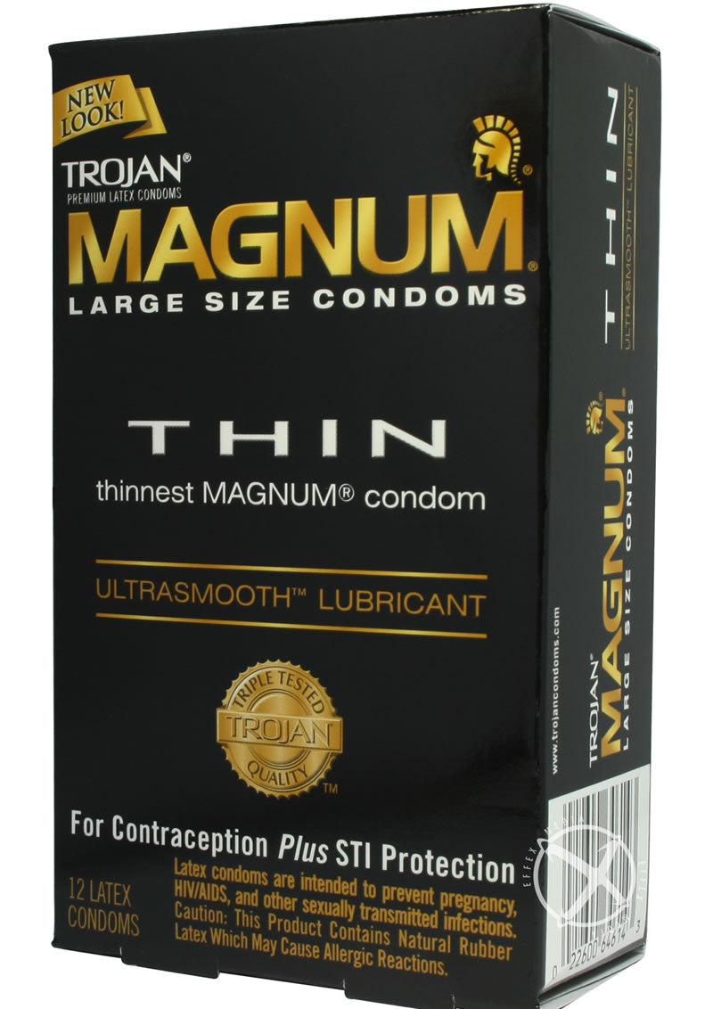 Trojan Condom Magnum Thin Large Size Lubricated