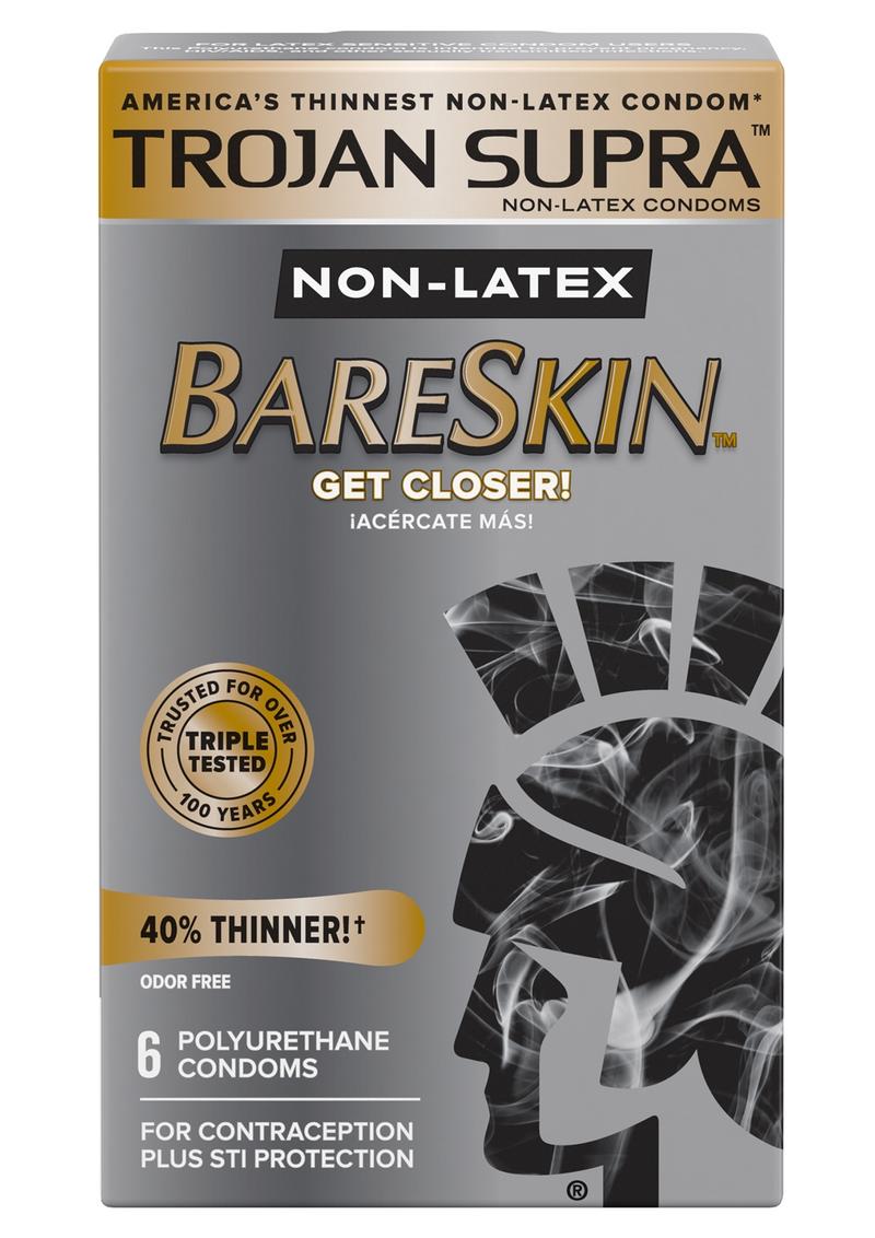 Trojan Condom Supra Microsheer Non Latex Lubricated