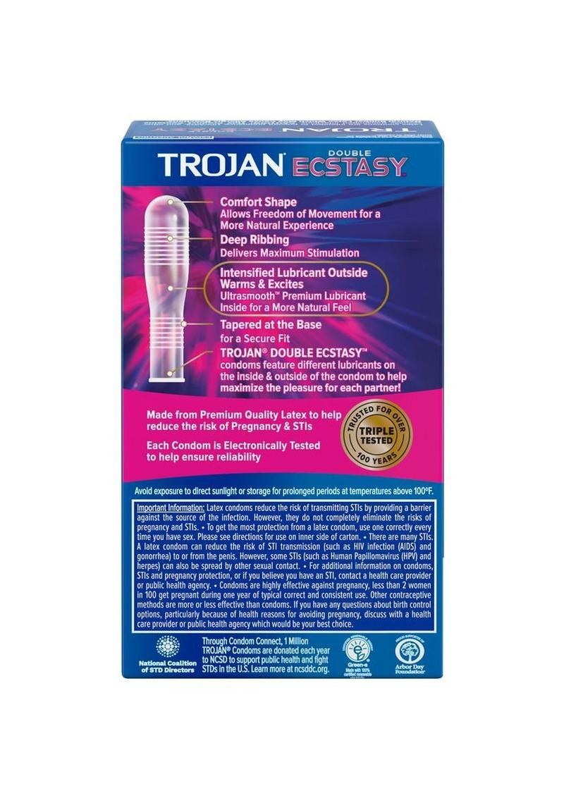 Trojan Double Ecstasy Condomns