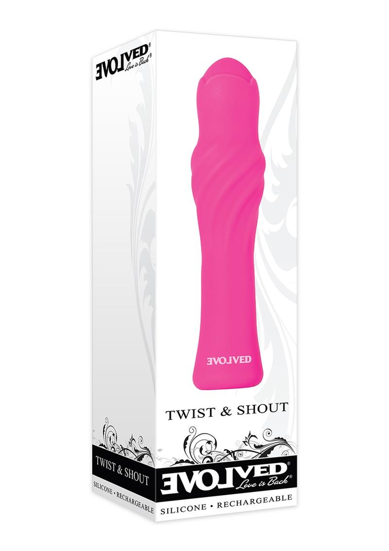 Twist and Shout Silicone Rechargeable Vibrator