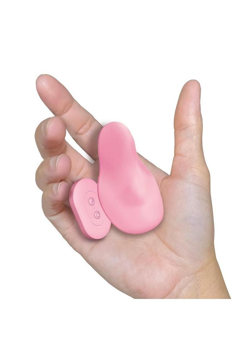 Ultra Here Kitty Kitty Rechargeable Silicone Panty Vibe with Remote Control