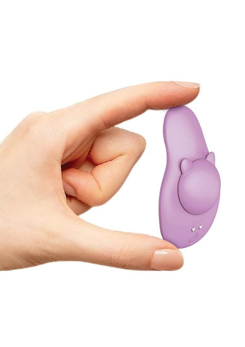 Ultra Here Kitty Kitty Rechargeable Silicone Panty Vibe with Remote