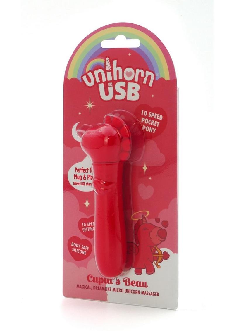 Unihorn Cupid's Beau Rechargeable Silicone USB Bullet