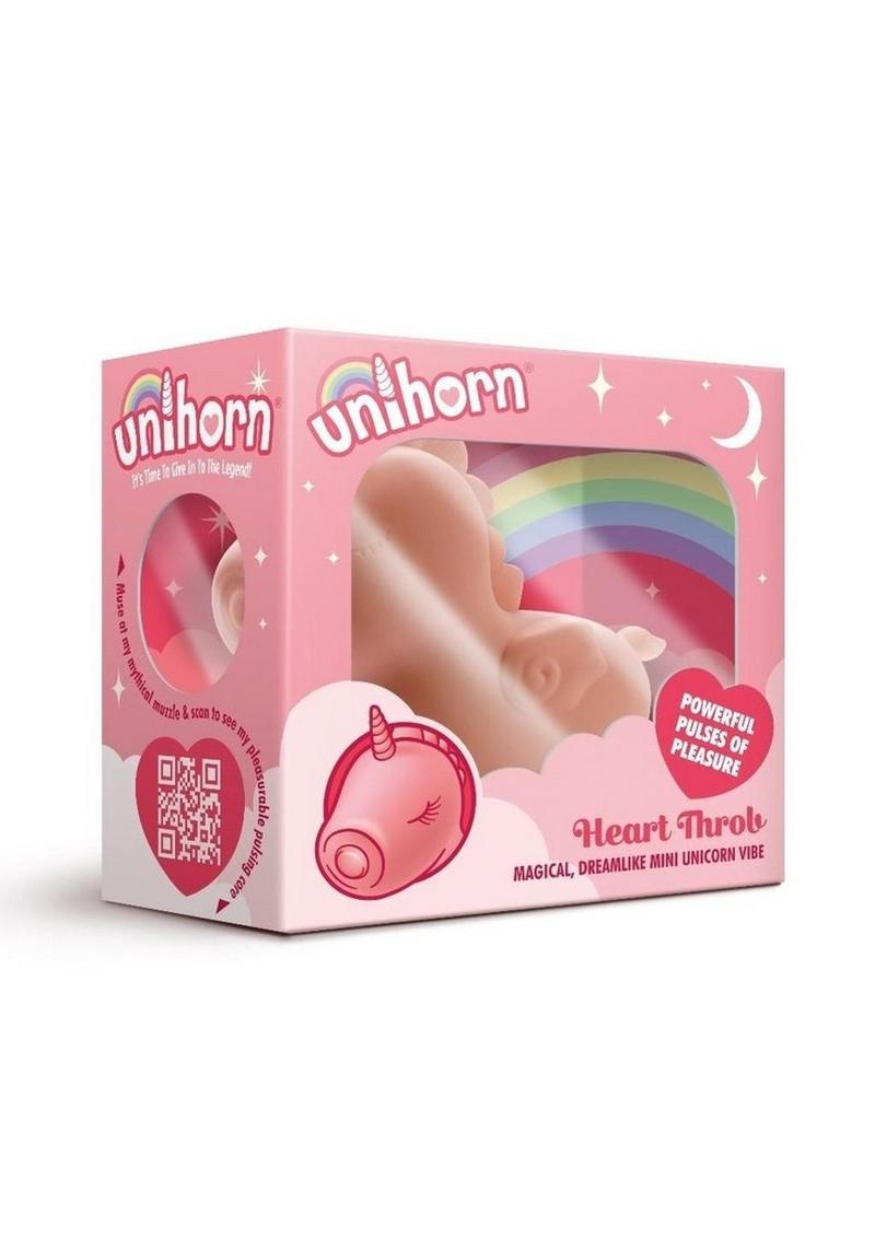 Unihorn Heart Throb The Pulsing One Silicone Clitoral Stimulator