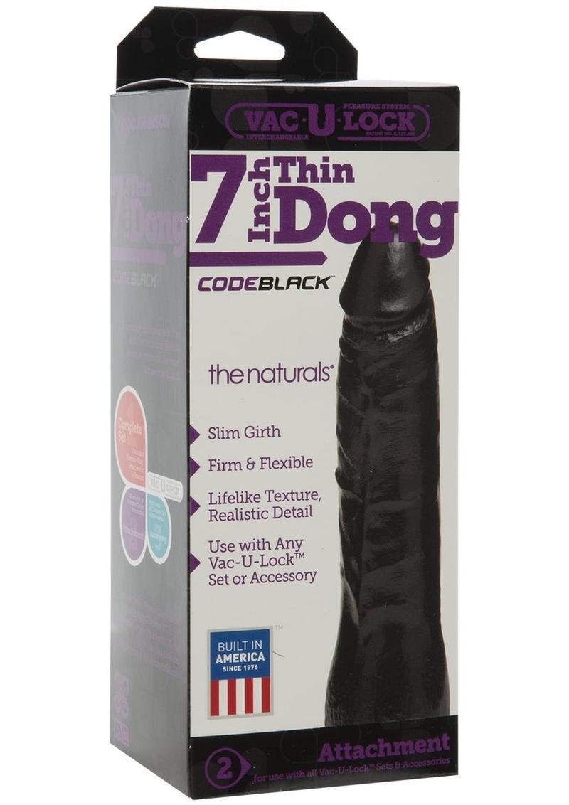 Vac-U-Lock Codeblack Thin Dildo