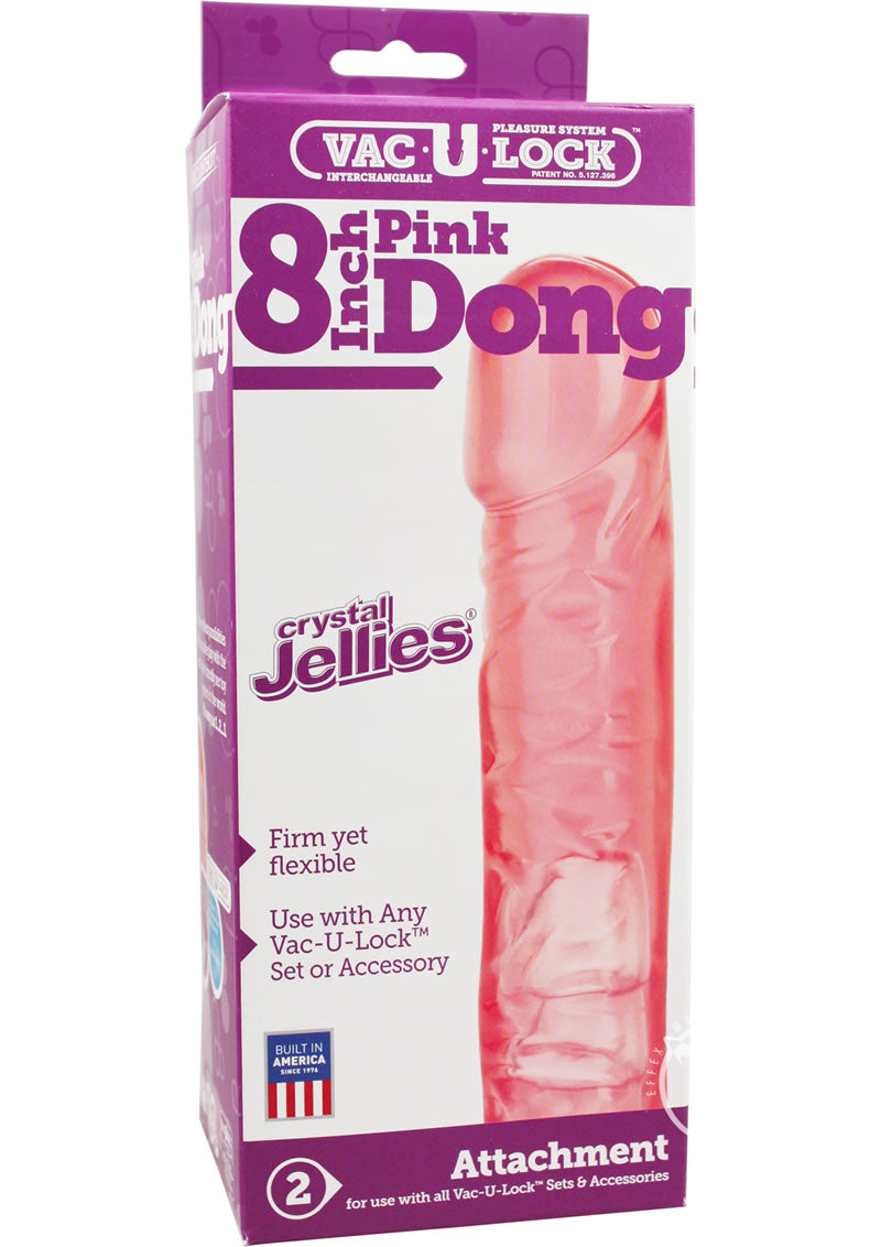 Vac-U-Lock Crystal Jellies Dildo