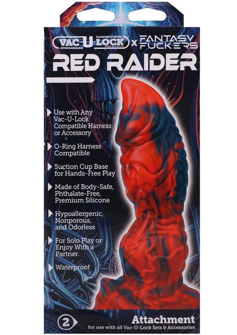 Vac-U-Lock Fantasy Fuckers Red Raider Silicone Dildo