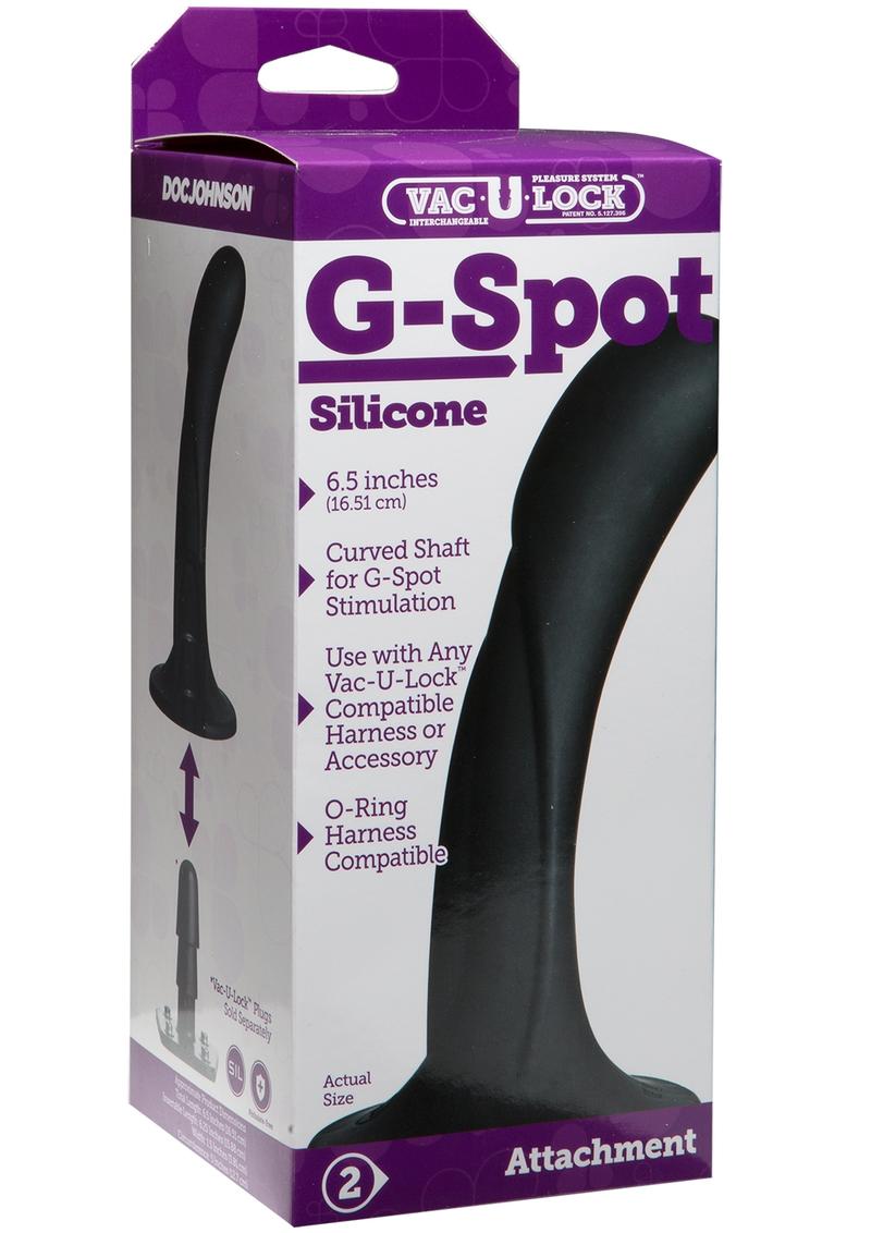 Vac-U-Lock G-Spot Silicone Dildo