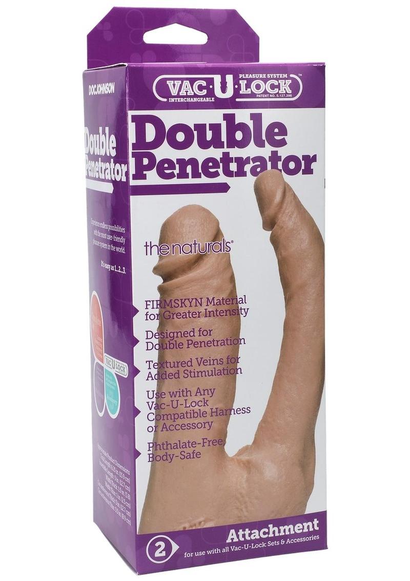 Vac-U-Lock The Naturals Double Penetrator Dildo