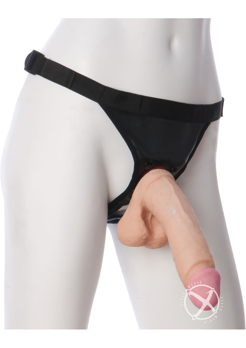 Vac-U-Lock Ultraskyn Cock with Ultra Harness