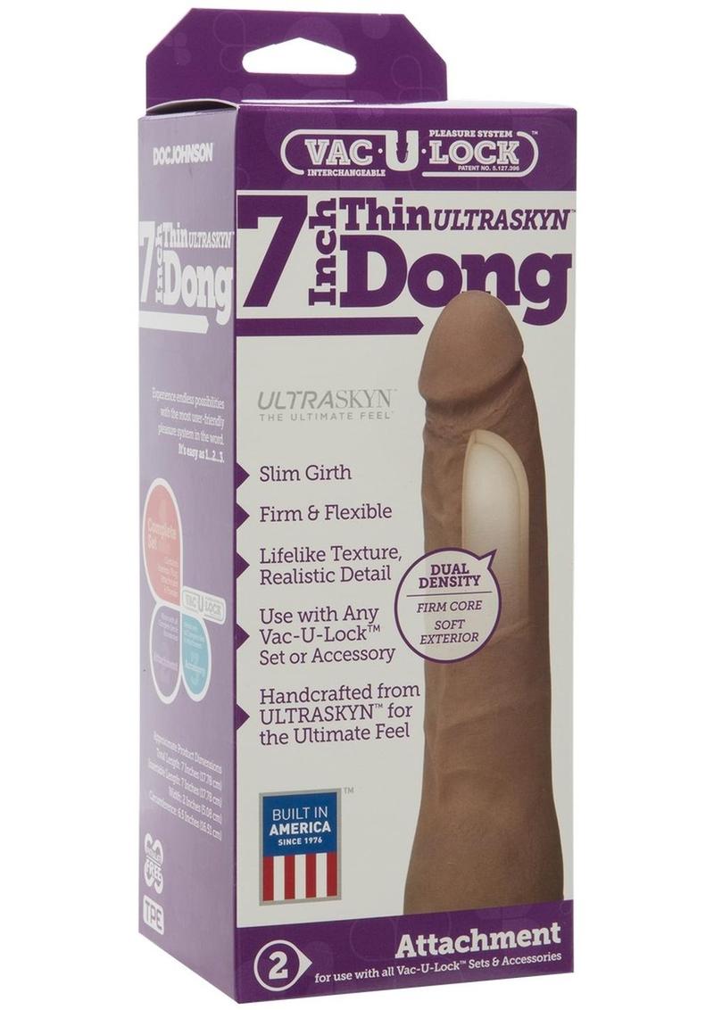 Vac-U-Lock Ultraskyn Thin Dildo