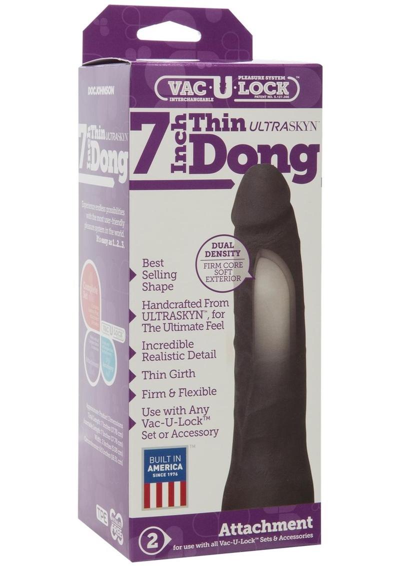 Vac-U-Lock Ultraskyn Thin Dildo
