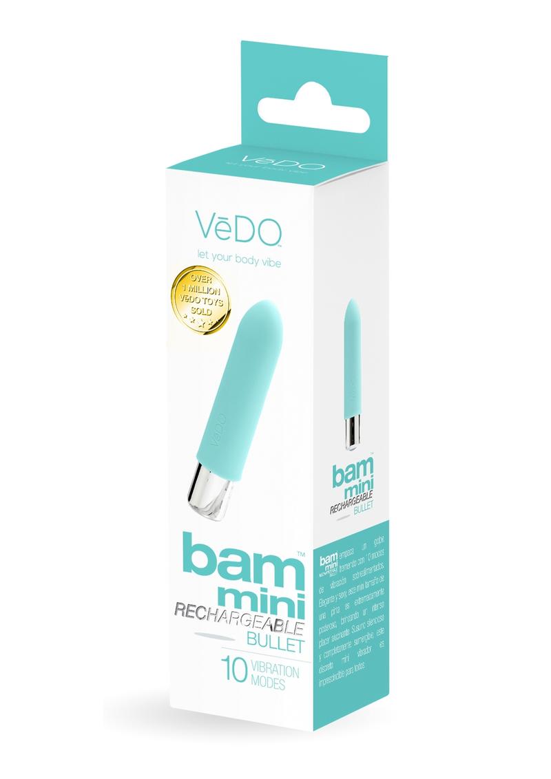 Vedo Bam Mini Rechargeable Silicone Bullet Vibrator - Tease Me