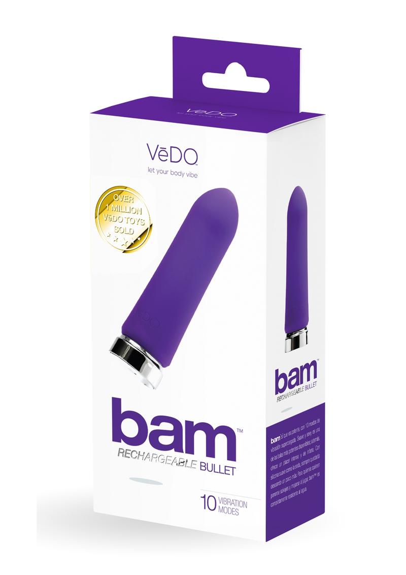 Vedo Bam Rechargeable Silicone Bullet Vibrator - Into You