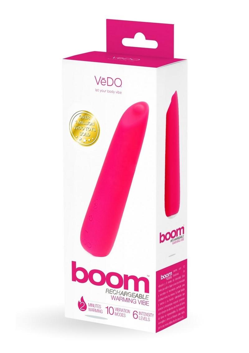 Vedo Boom Rechargeable Silicone Ultra Warming Vibrator