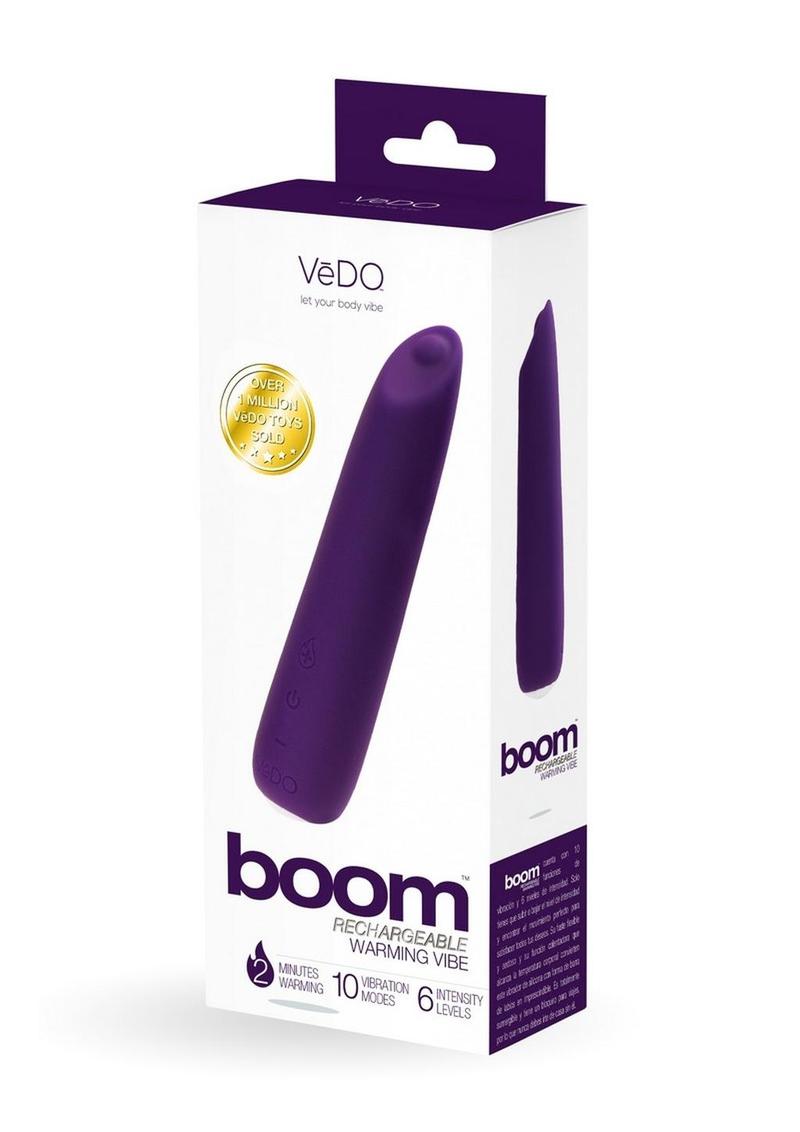 Vedo Boom Rechargeable Silicone Ultra Warming Vibrator