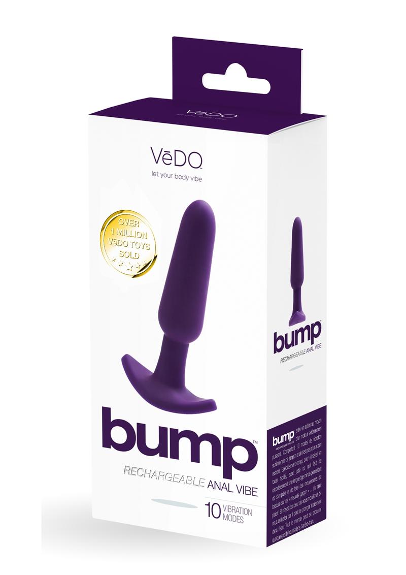 Vedo Bump Rechargeable Silicone Anal Vibrator