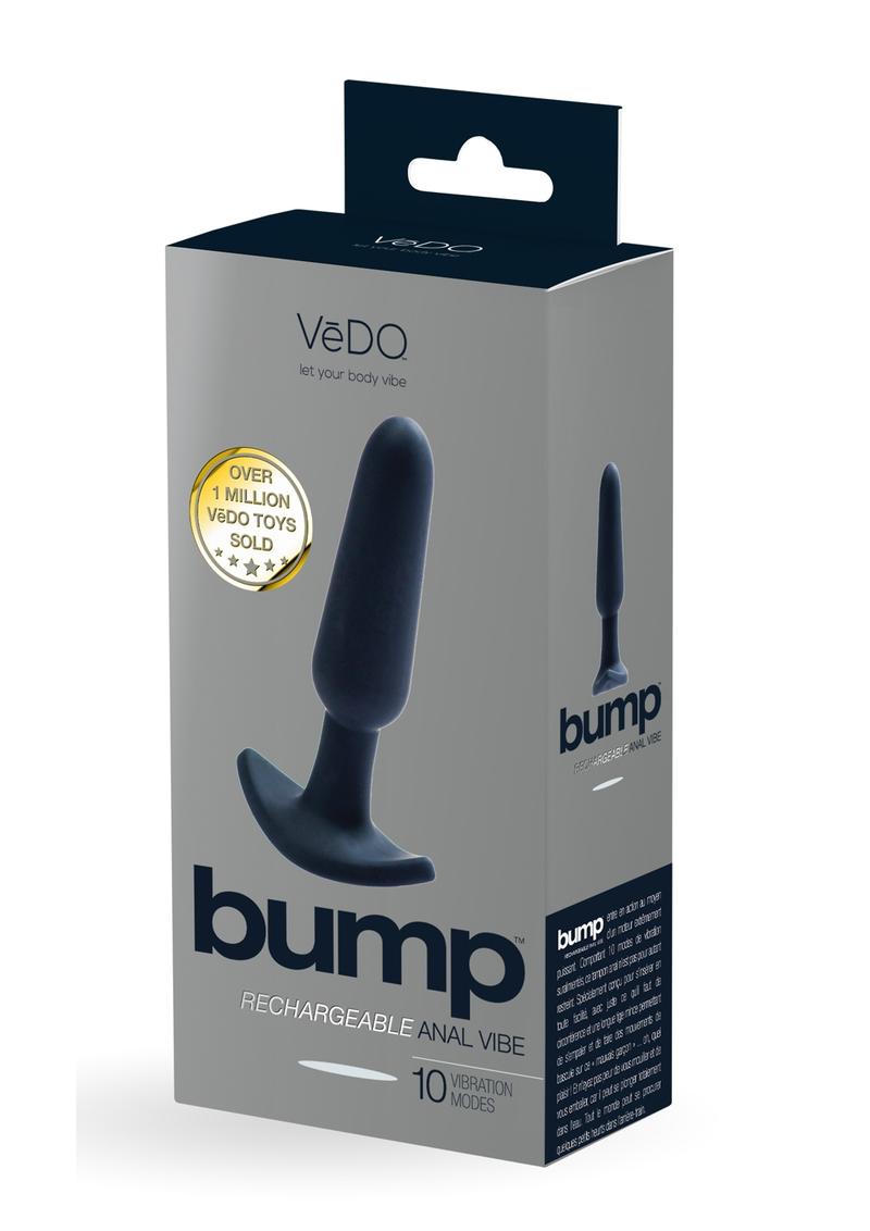 Vedo Bump Rechargeable Silicone Anal Vibrator - Just