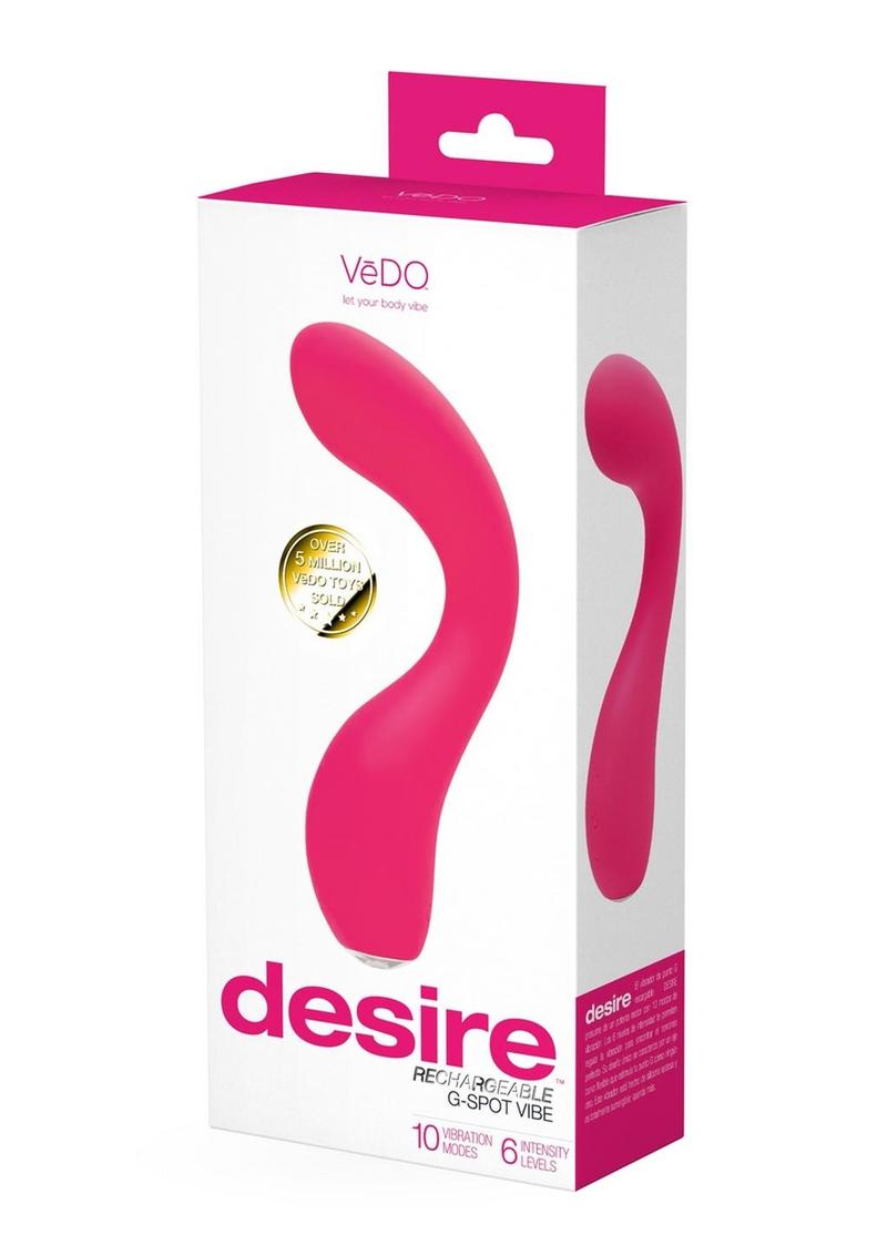 Vedo Desire Rechargeable Silicone G-Spot Vibrator
