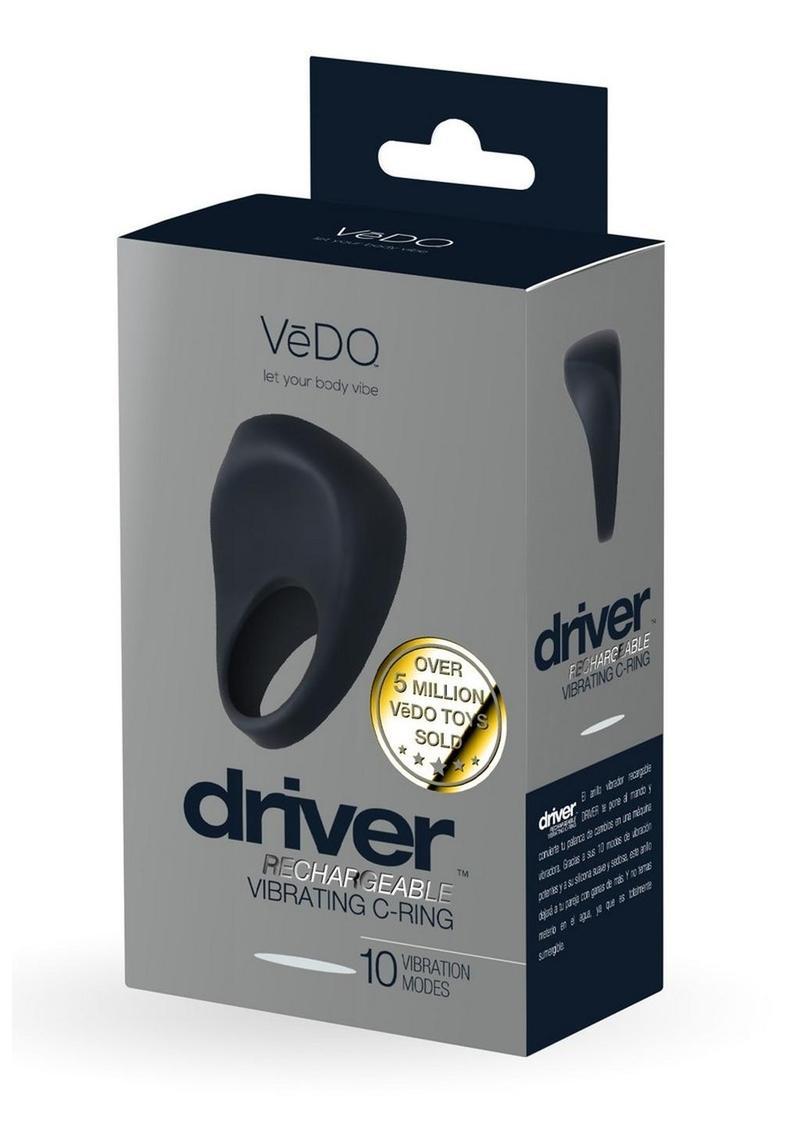 Vedo Driver Silicone Rechargeable Vibrating Cock Ring