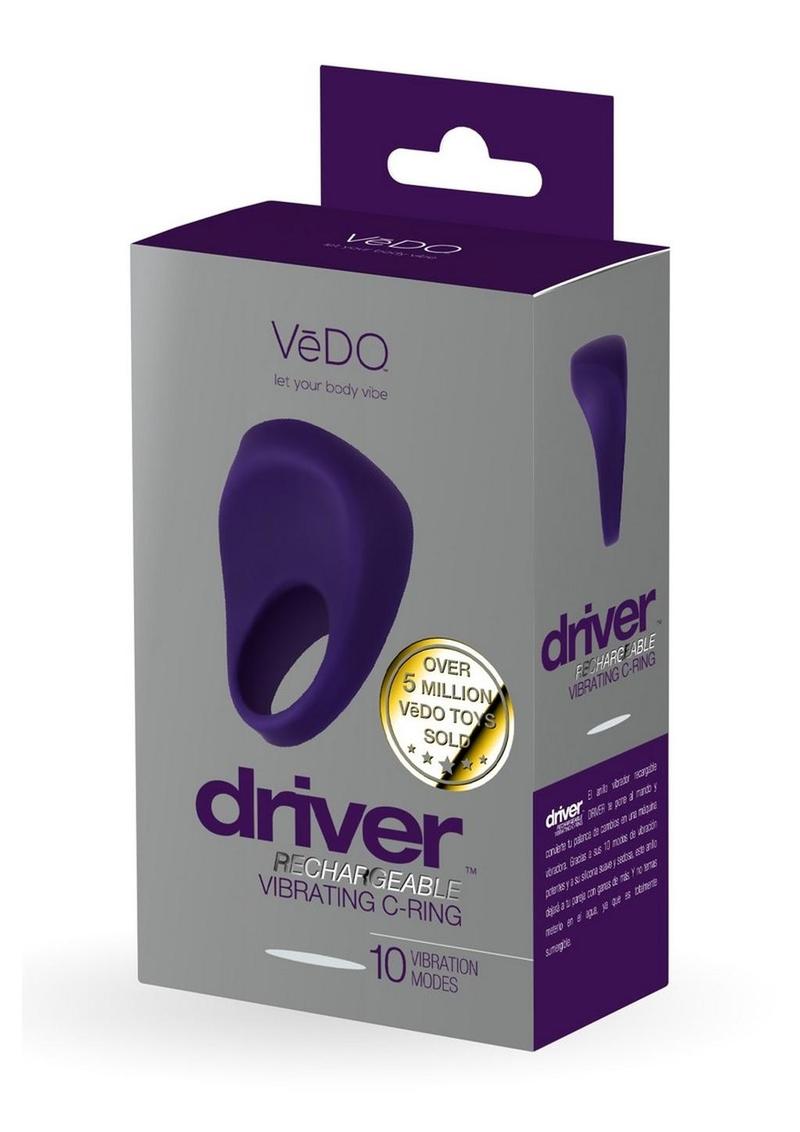 Vedo Driver Silicone Rechargeable Vibrating Cock Ring
