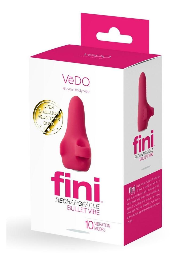 Vedo Fini Rechargeable Silicone Bullet Vibrator