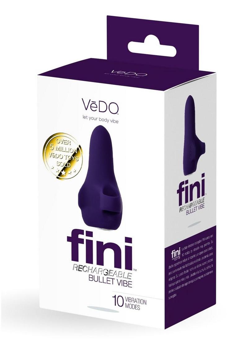 Vedo Fini Rechargeable Silicone Finger Vibrator