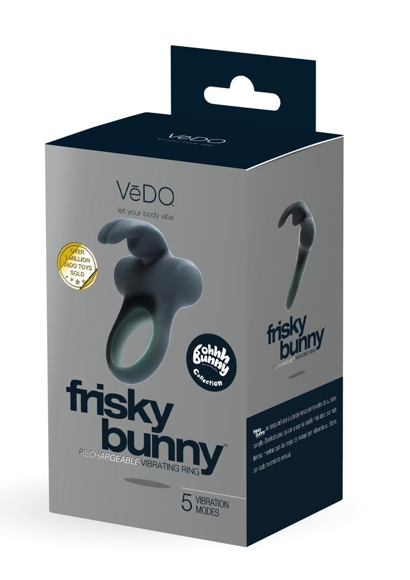Vedo Frisky Bunny Rechargeable Silicone Vibrating Cock Ring