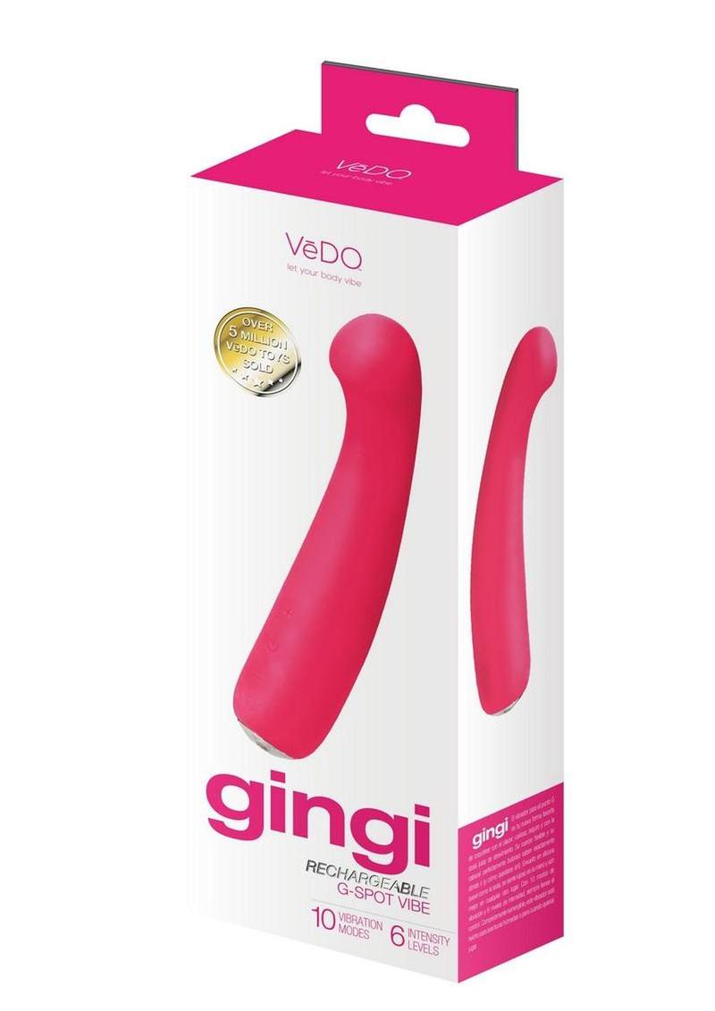 Vedo Gingi Rechargeable Silicone G-Spot Vibrator