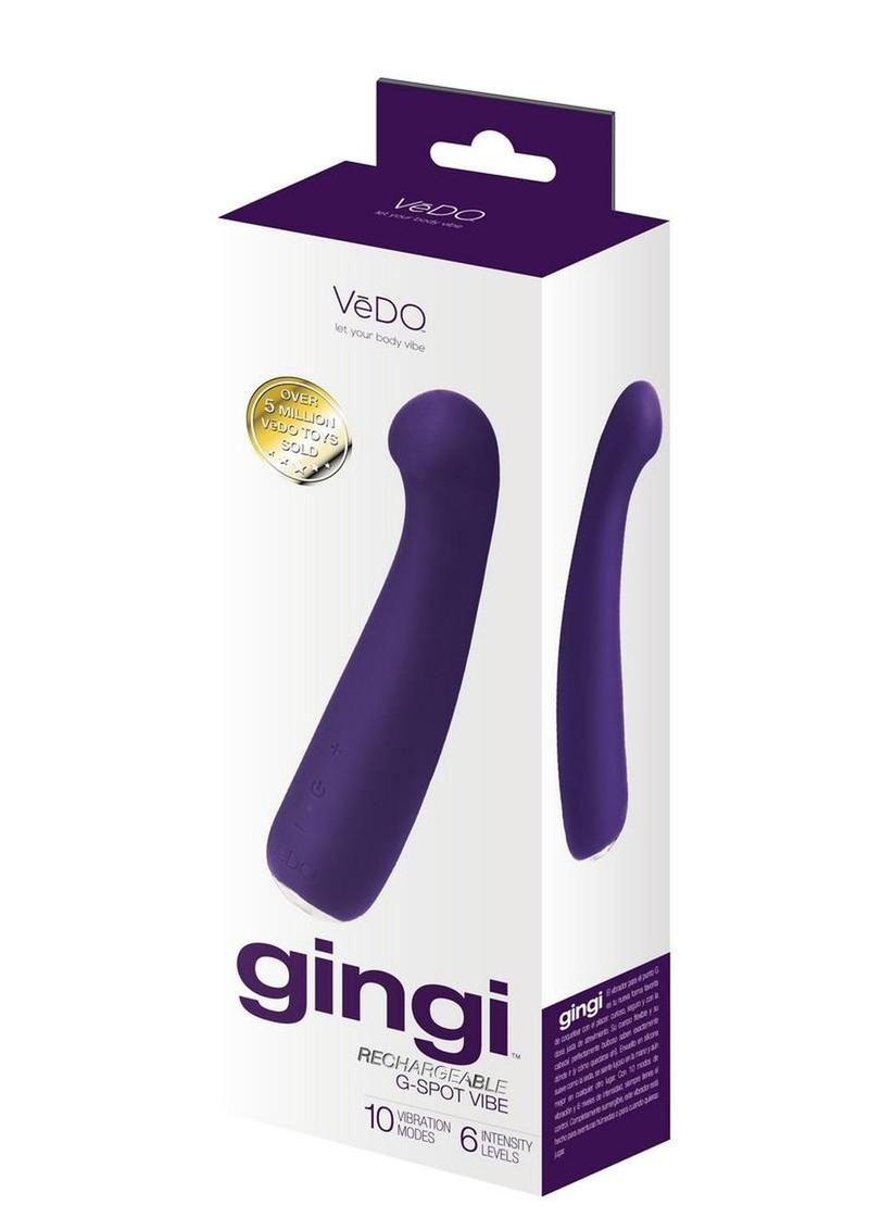 Vedo Gingi Rechargeable Silicone G-Spot Vibrator