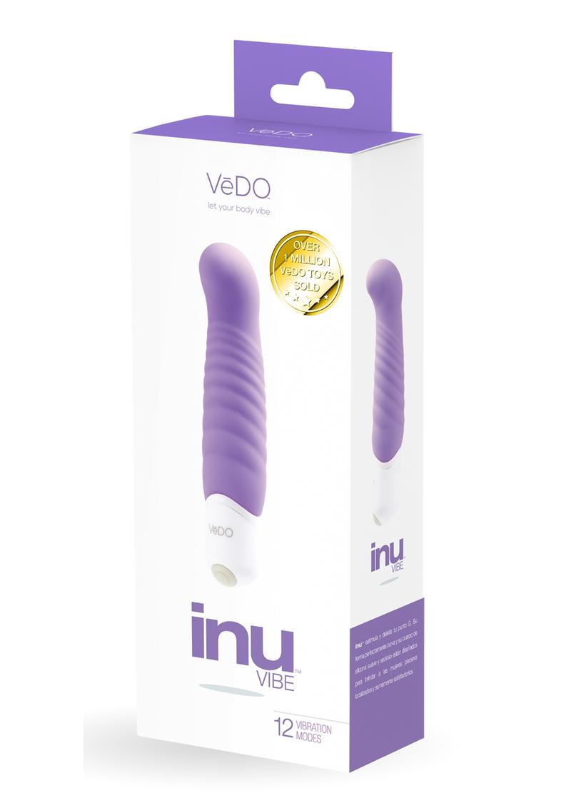 Vedo Inu Silicone Vibrator - Orgasmic Orchid