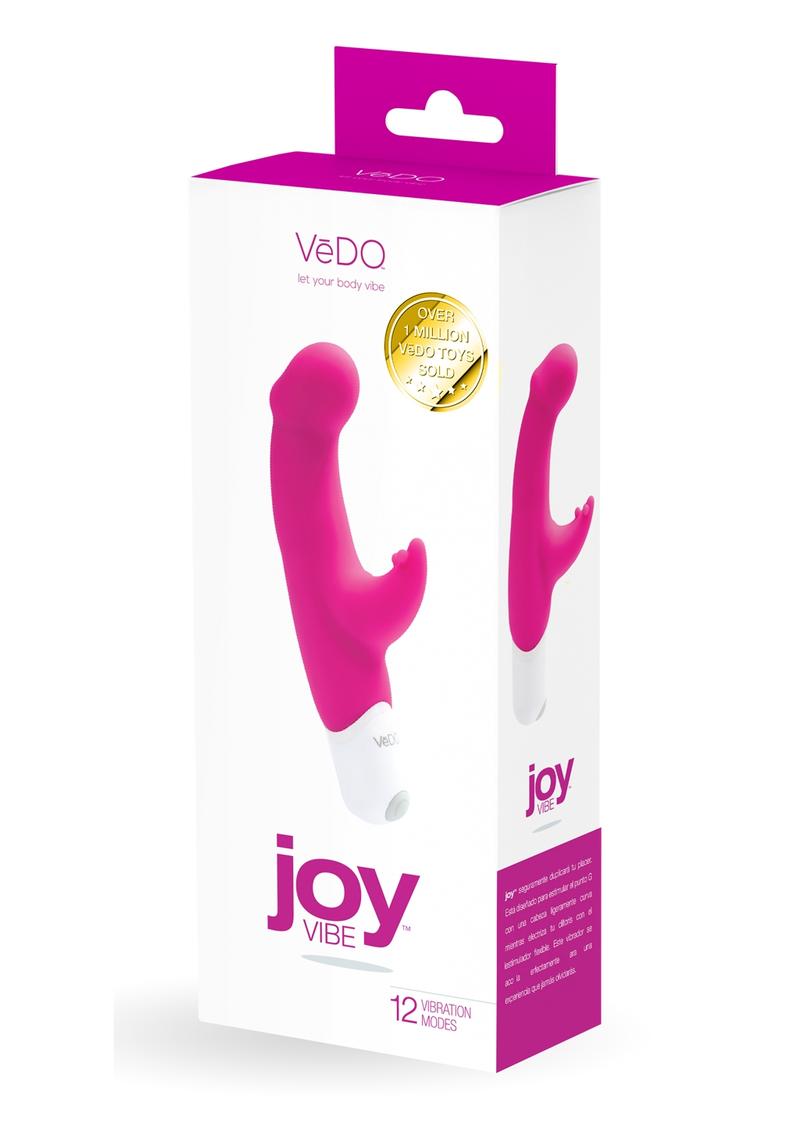Vedo Joy Silicone Rabbit Vibrator - Hot In Bed