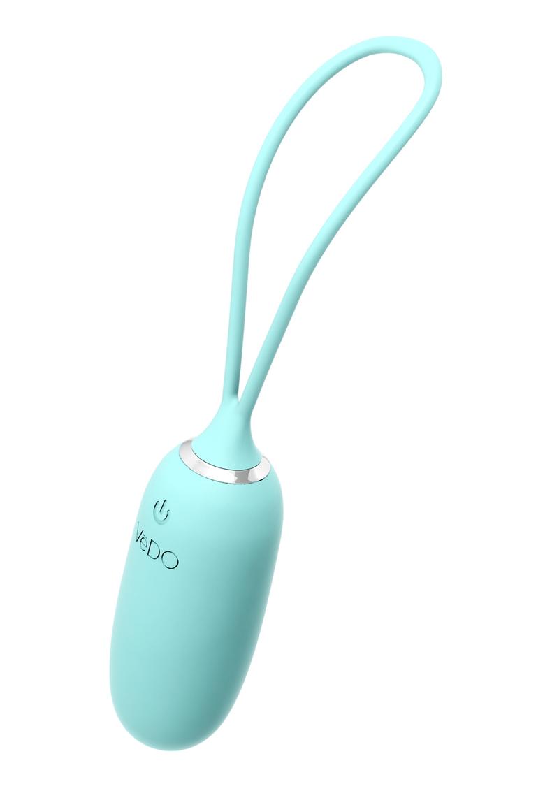 Vedo Kiwi Rechargeable Silicone Insertable Bullet Vibrator with Remote Control - Tease Me