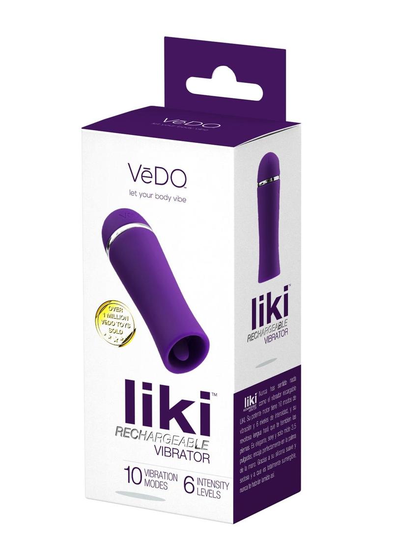 Vedo Liki Rechargeable Silicone Flicker Clitoral Vibrator