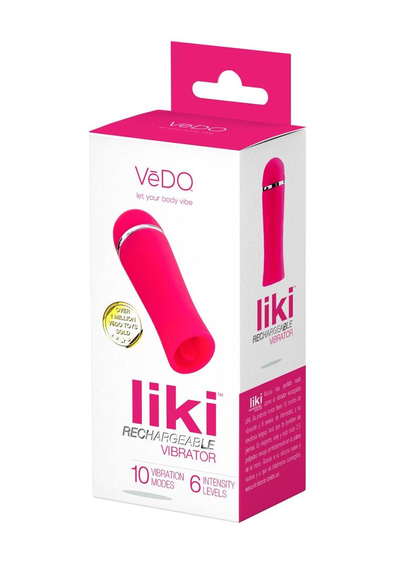 Vedo Liki Rechargeable Silicone Flicker Clitoral Vibrator - Foxy