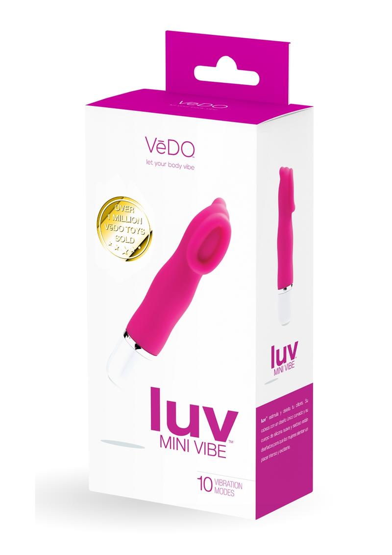 Vedo Luv Silicone Mini Vibrator - Hot In Bed